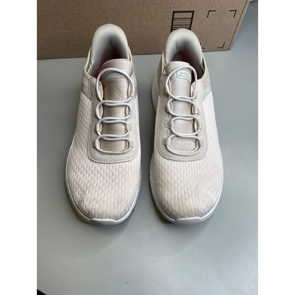 Skechers Bobs Slip-ins Memory Foam Sneakers Off White Womens 8.5